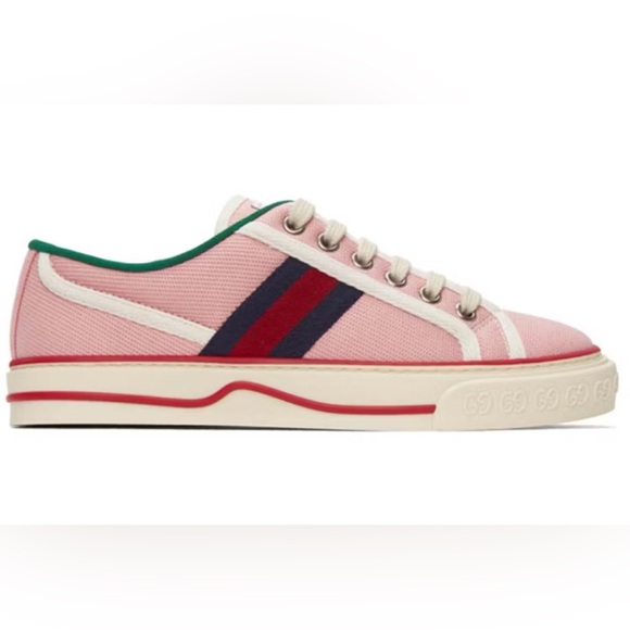 Gucci Tennis 1977 Pink Women’s Tennis Sneakers - Picture 1 of 7